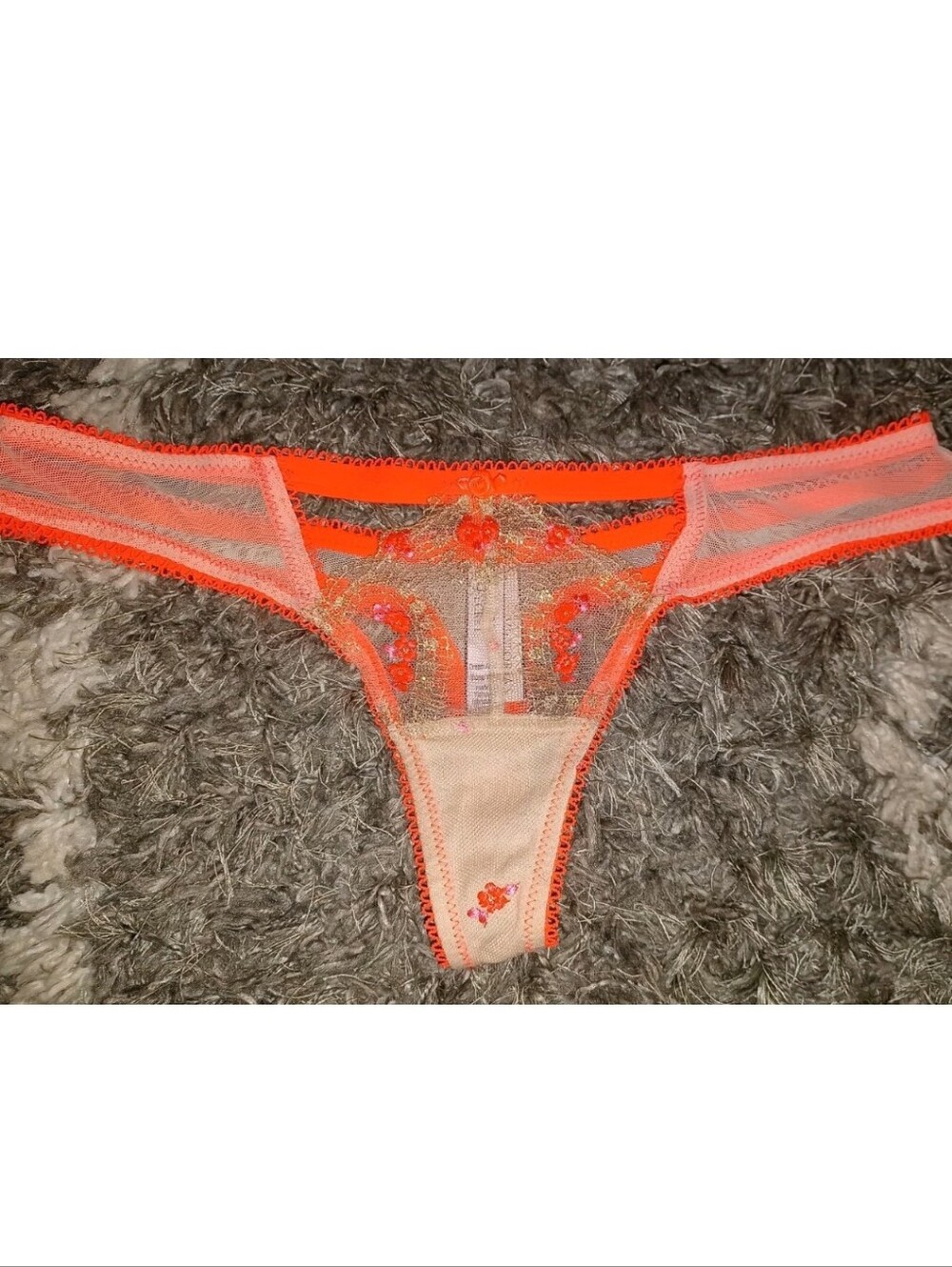 Victoria's secret dream Angel's sweetheart strappy thong panty XXL